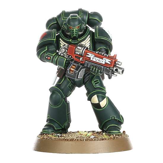 Dark Angels Primaris Intercessors. Миниатюра