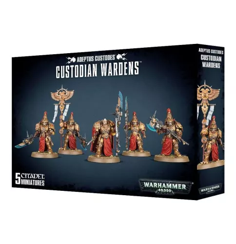 Набор Warhammer 40000. Adeptus Custodes: Custodian Wardens / Вархаммер 40000. Адептус Кастодес: Хранители Кастодиан