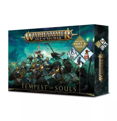 Настільна гра Warhammer Age of Sigmar: Tempest of Souls & Paint – Starter Set / Вархаммер Ера Сігмару: Буря Душ та Фарби – Стартовий Набір