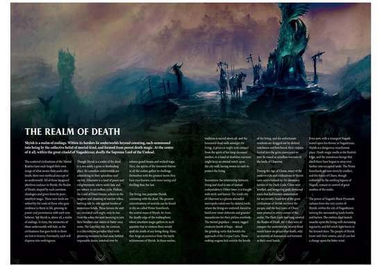 Warhammer Age of Sigmar: Battletome: Legions of Nagash (Hardback). Розворот