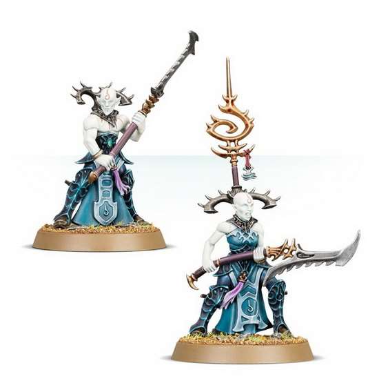 Warhammer Age of Sigmar. Idoneth Deepkin: Namarti Thralls. Частини вмісту коробки (постачається незібраним та непофарбованим)