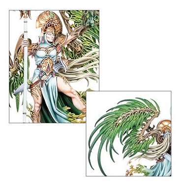 Warhammer Age of Sigmar. Sylvaneth: Alarielle the Everqueen. Компоненты