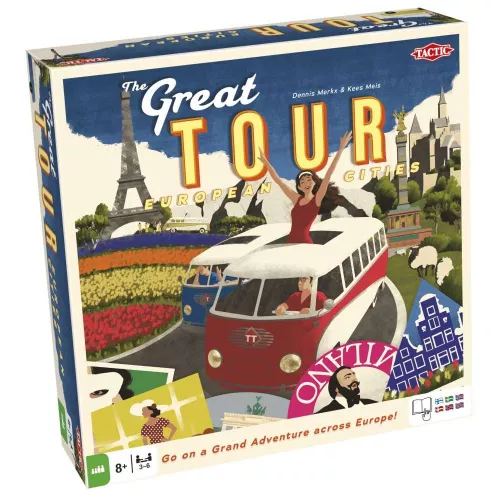 Настільна гра The Great Tour: European Cities / Чудова Подорож: Європейські Міста