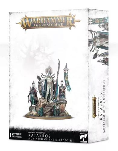 Набор Warhammer Age of Sigmar. Ossiarch Bonereapers: Katakros, Mortarch of the Necropolis / Вархаммер Эра Сигмара. Жнецы Костей Оссиарха: Катакрос, Мортарх Некрополиса