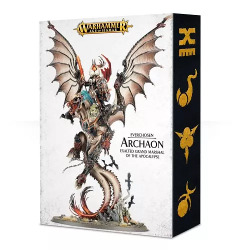 Отзывы Набор Warhammer Age of Sigmar: Archaon Everchosen, Exalted Grand Marshal of the Apocalypse