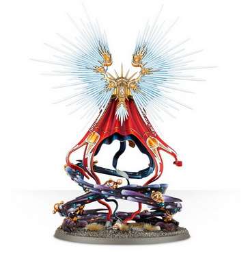 Warhammer Age of Sigmar. Stormcast Eternals: Celestant-Prime Hammer of Sigmar. Мініатюра. Вигляд ззаду