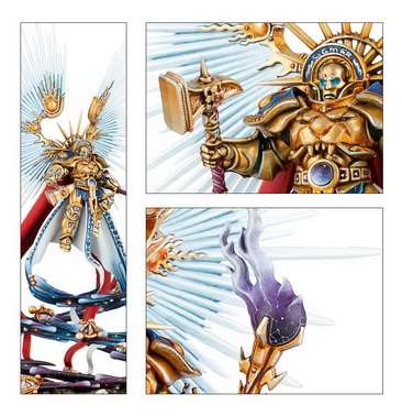 Warhammer Age of Sigmar. Stormcast Eternals: Celestant-Prime Hammer of Sigmar. Компоненти