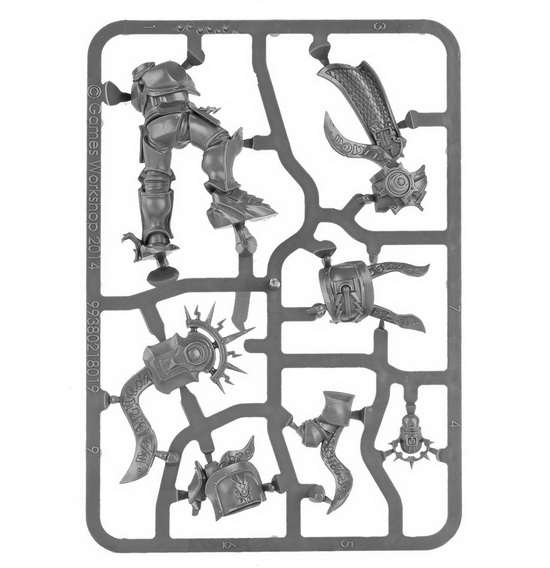 Warhammer Age of Sigmar. Stormcast Eternals: Knight-Vexillor. Пластиковая рамка с компонентами