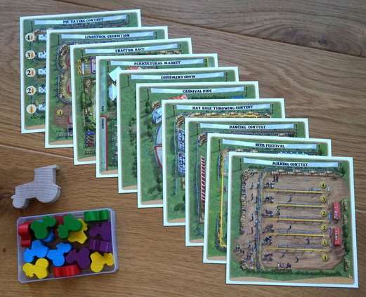 Fields of Green: Grand Fair. Компоненты игры