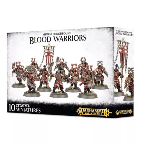 Набор Warhammer Age of Sigmar. Khorne Bloodbound: Blood Warriors / Вархаммер Эра Сигмара. Кровавые Клинки: Кровавые Воители