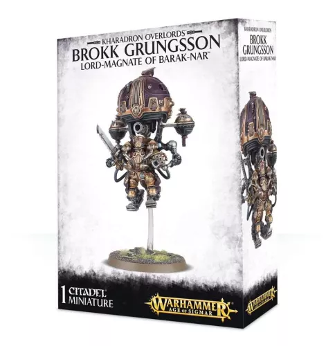 Набор Warhammer Age of Sigmar. Kharadron Overlords: Brokk Grungsson, Lord-Magnate of Barak-Nar / Вархаммер Эра Сигмара. Владыки Харадрона: Брокк Грунгссон, Вельможный Владыка Барак-Нара