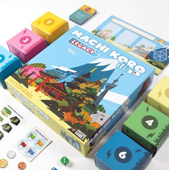 Machi Koro: Legacy. Коробка та вміст
