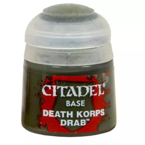 Фарба Citadel Base: Death Korps Drab