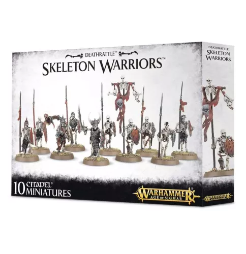 Отзывы Набор Warhammer Age of Sigmar. Deathrattle: Skeleton Warriors / Вархаммер Эра Сигмара. Грохот Смерти: Воины Скелеты