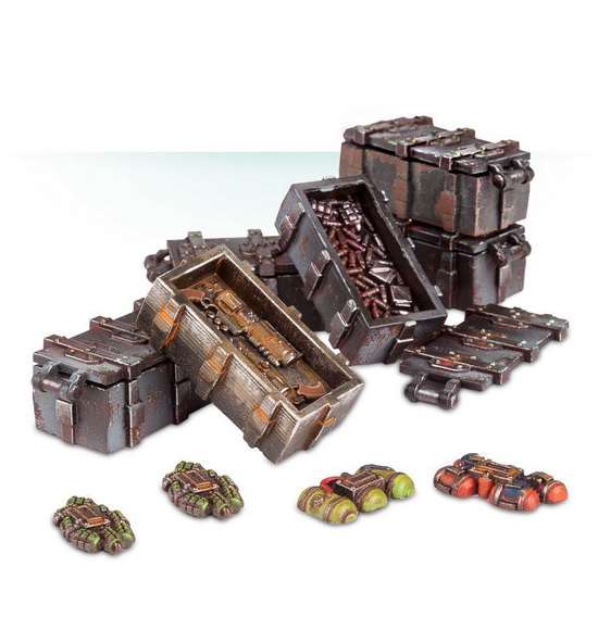 Necromunda: Zone Mortalis. Platforms and Stairs. Компоненты