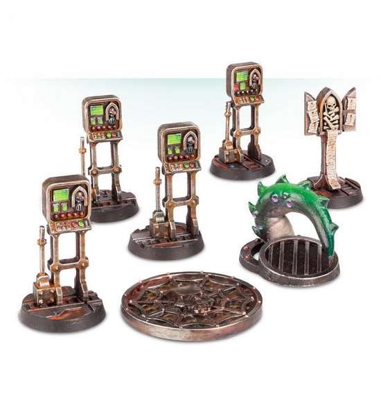 Necromunda: Zone Mortalis. Platforms and Stairs. Компоненты