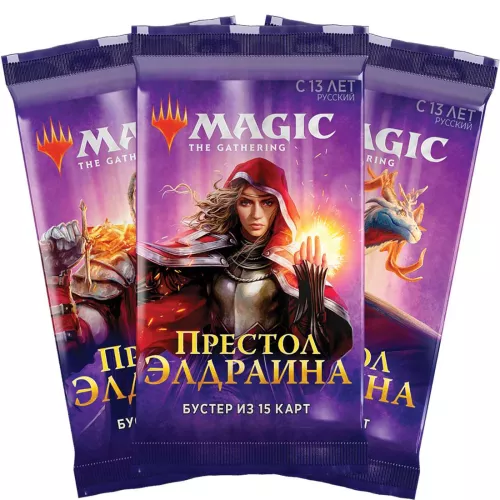 Набор Magic: The Gathering. Престол Элдраина: Бустер RU / Magic: The Gathering. Throne of Eldraine: Booster RU