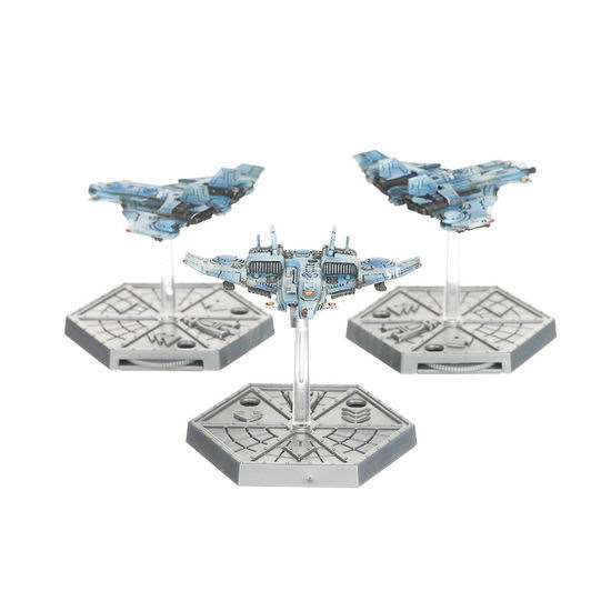 Aeronautica Imperialis: T'au Air Caste – Barracuda Fighters. Мініатюри