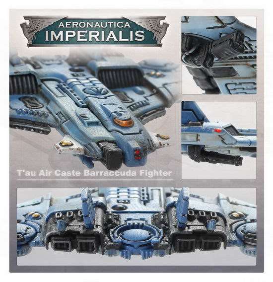 Aeronautica Imperialis: T'au Air Caste – Barracuda Fighters. Деталі мініатюри