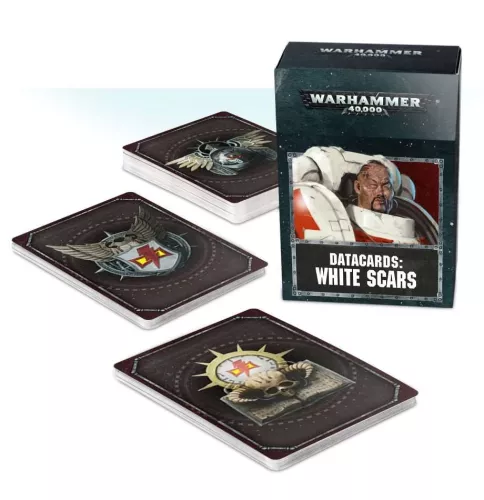 Набор Warhammer 40000. Datacards: White Scars / Вархаммер 40000. Карты Данных: Белые Шрамы