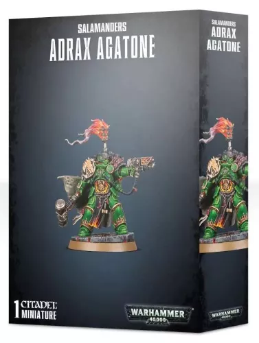 Набор Warhammer 40000. Salamanders: Adrax Agatone / Вархаммер 40000. Саламандры: Адракс Агатон