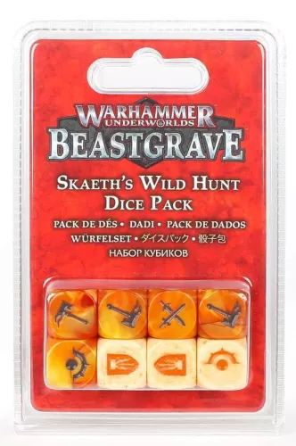 Аксессуар Warhammer Underworlds. Beastgrave: Skaeth's Wild Hunt Dice Pack / Warhammer Underworlds. Beastgrave: Набор кубиков Skaeth's Wild Hunt