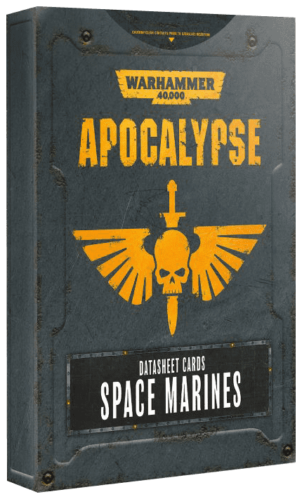 Набор Warhammer 40000. Apocalypse Datasheets: Space Marines / Вархаммер ...
