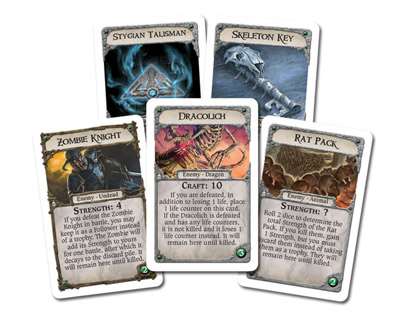 Talisman (Revised 4th Edition): The Lost Realms. Комплектуючі
