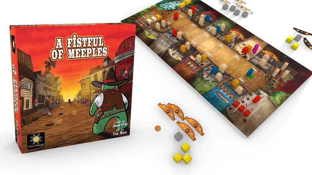 A Fistful of Meeples. Компоненти