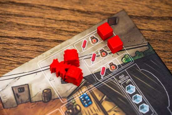 A Fistful of Meeples. Компоненти