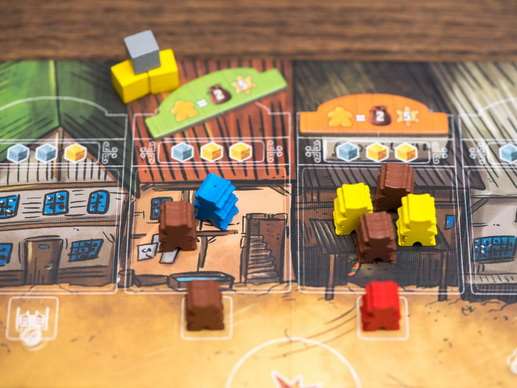 A Fistful of Meeples. Компоненти