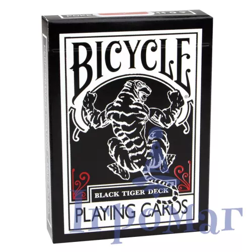 Отзывы Покерные карты Bicycle Black Tiger Deck / Poker Cards Bicycle Black Tiger Deck
