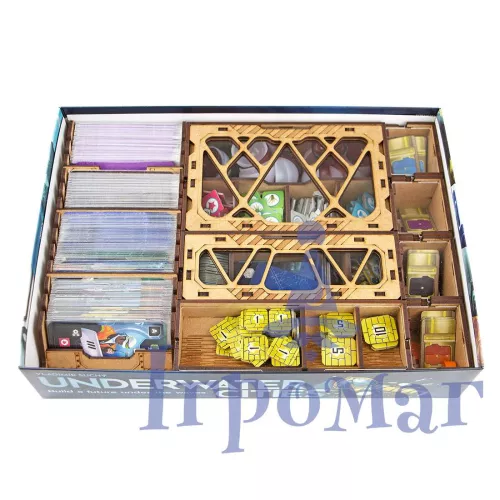 Органайзер для настільної гри Підводні Міста / Organizer for boardgame Underwater Cities
