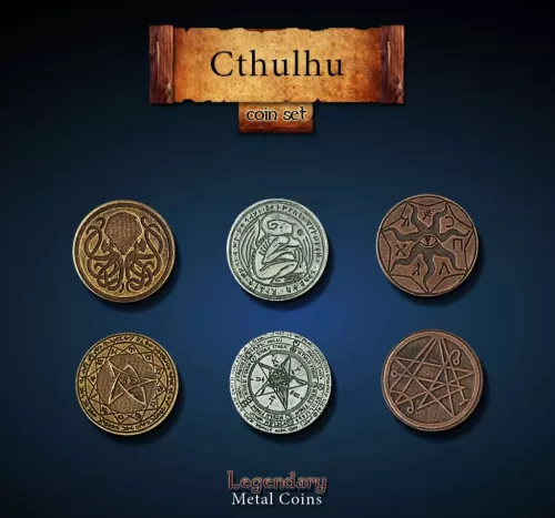 Аксессуар Cthulhu Coin Set / Набор Монет Ктулху