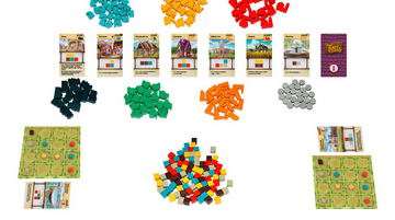 Крошечные Города (Tiny Towns) RU. Компоненты