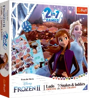 Настільна гра Ludo + Snakes & Ladders 2 in 1: Disney Frozen II / Лудо + Змії і Драбини 2 в 1: Крижане Серце 2