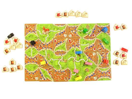 Carcassonne: Die 2. Erweiterung – Händler und Baumeister. Игровой процесс.