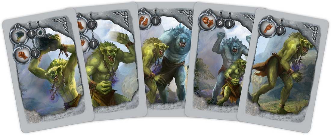 Drako: Knights & Trolls Карты.