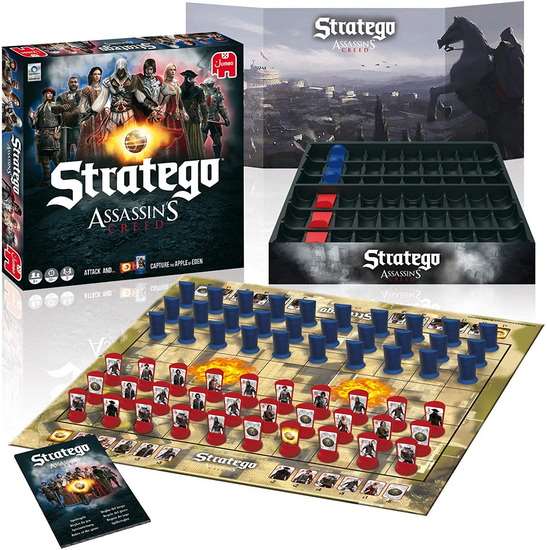 Stratego: Assassin's Creed. Коробка і компоненти.