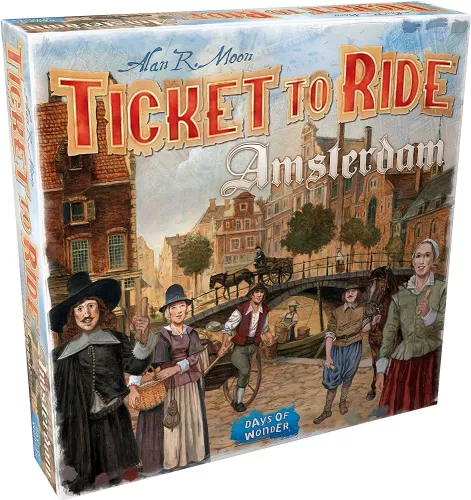 Настольная игра Ticket to Ride: Amsterdam / Билет на Поезд: Амстердам