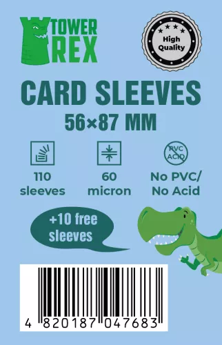 Аксессуар Протекторы для карт 56 х 87 мм / High Quality Card Sleeves 56 x 87 mm