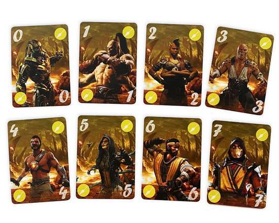 UNO: Mortal Kombat. Карты