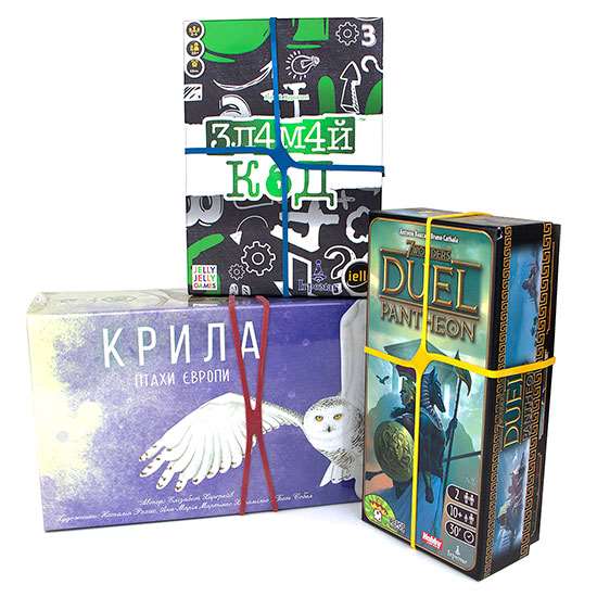 Фіксатори для настільних ігор середні (5 шт). На коробках