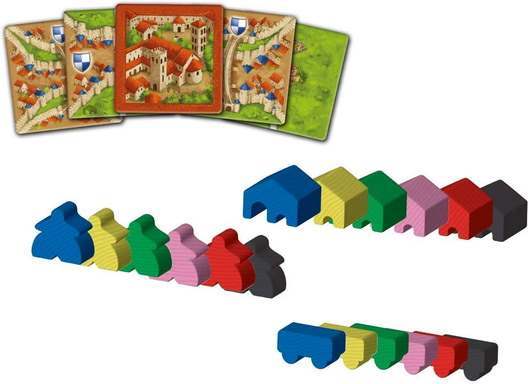 Carcassonne: Abtei und Bürgermeister. Компоненти