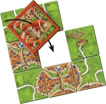 Carcassonne: Abtei und Bürgermeister. Компоненти