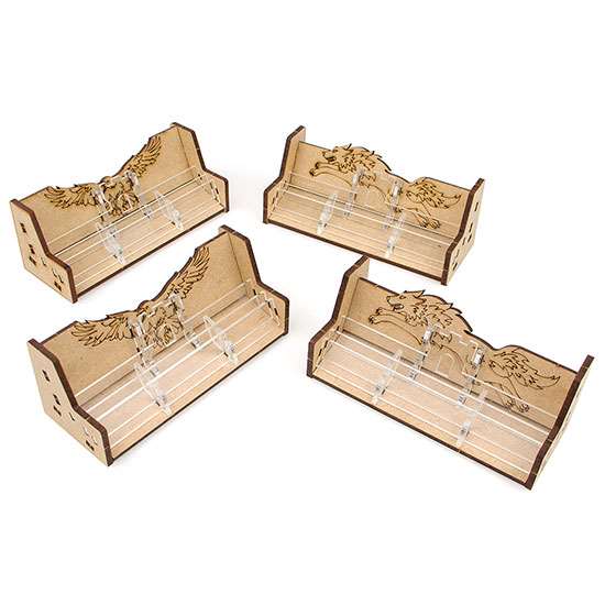 Органайзер для настільної гри «War Chest», компоненти.