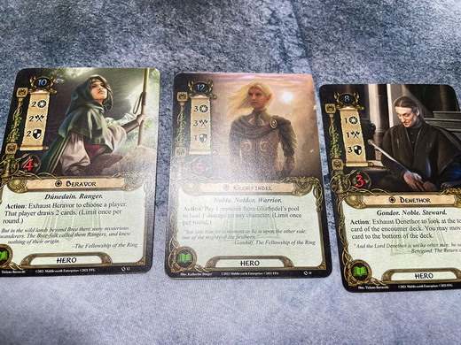 The Lord of the Rings: The Card Game – Revised Core Set. Компоненти.