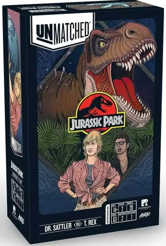 Настольная игра Unmatched: Jurassic Park – Dr. Sattler vs. T. Rex / Unmatched: Парк Юрского Периода – Доктор Саттлер против Т-Рекса