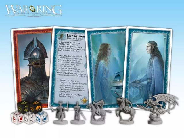 War of the Ring: Lords of Middle-earth. Компоненти.