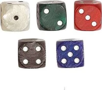 Аксесуар Кубик D6 перламутр 16 мм (Dice D6 perl 16 mm)